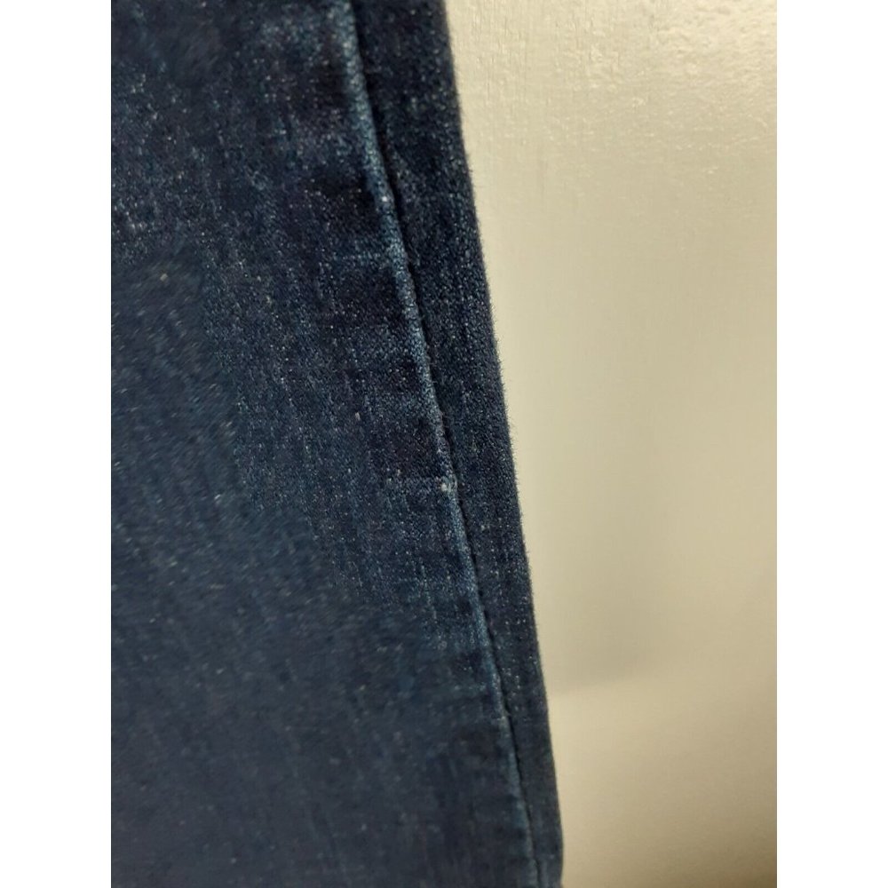 Levi's Girls 525 Straight Leg Perfect Waist Dark Wash Denim Blue Jeans 4M - Picture 7 of 8